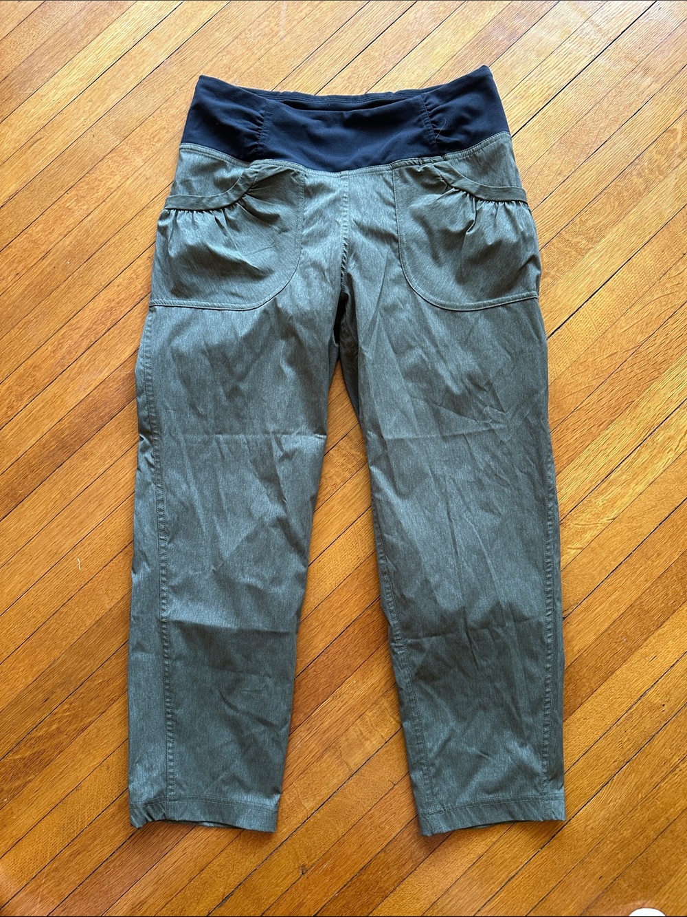 Prana olive green tech pants